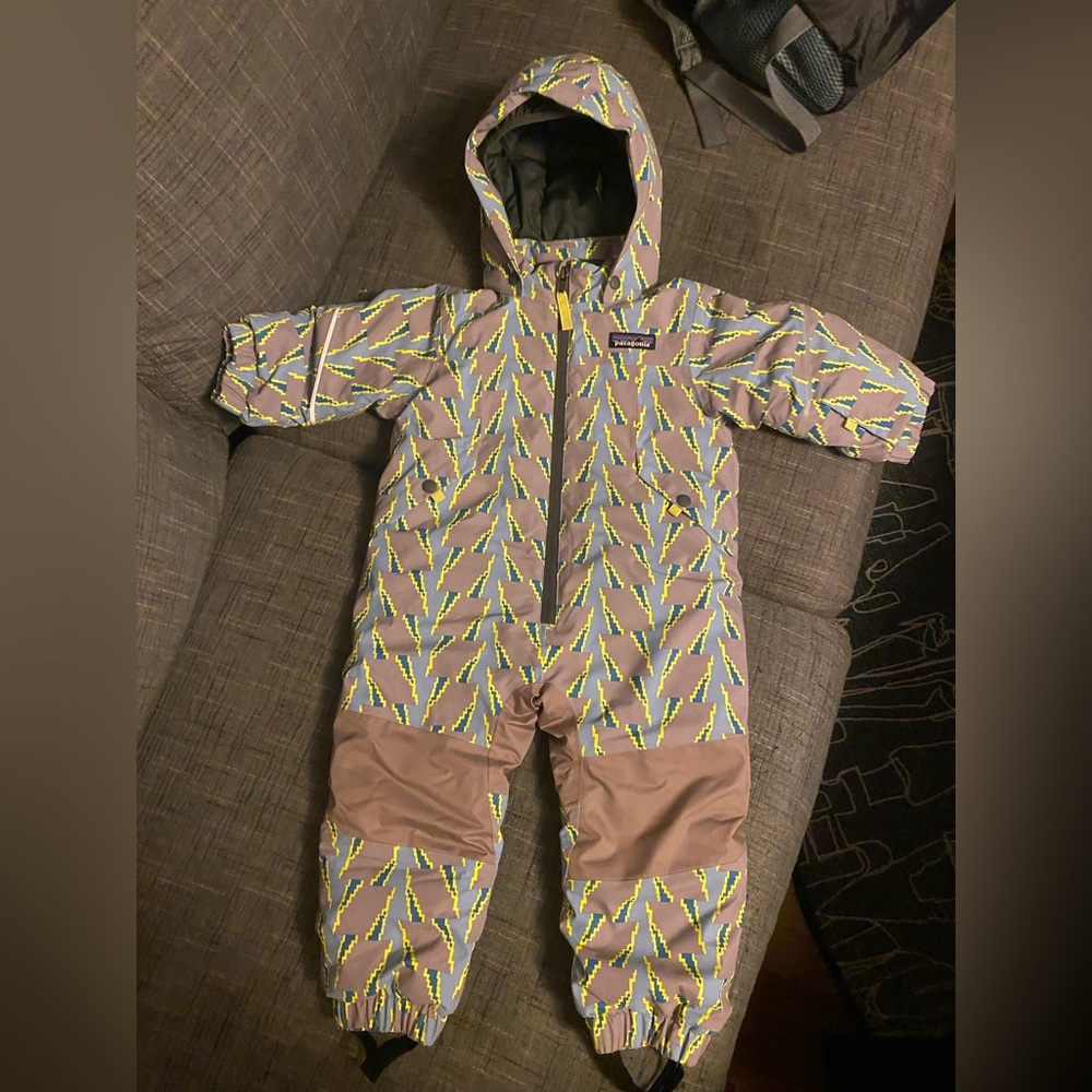 Patagonia toddler snow pile one piece